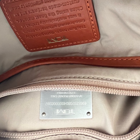 Tumi Orange Handbag - Picture 5 of 16